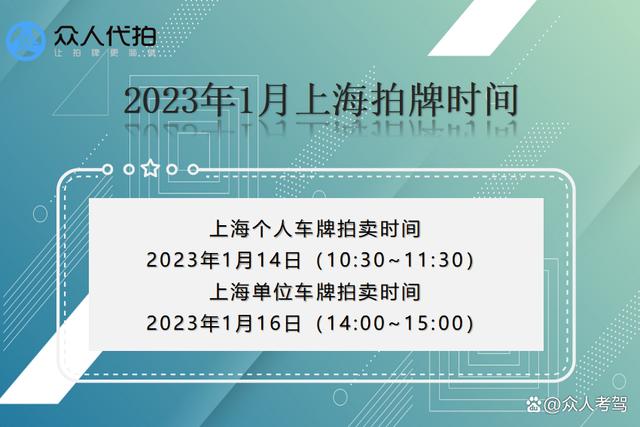 上海牌照拍卖 2023年上海牌照拍卖价格