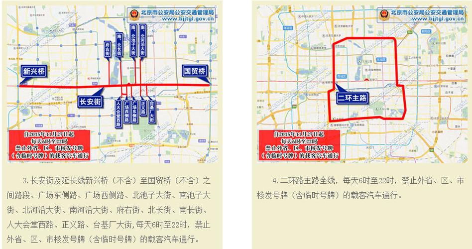 北京外地车限行规定 外地车牌在北京限行规定