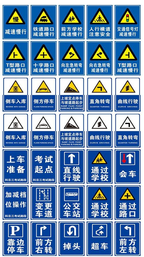 交通标志标牌 道路交通标志牌图片大全