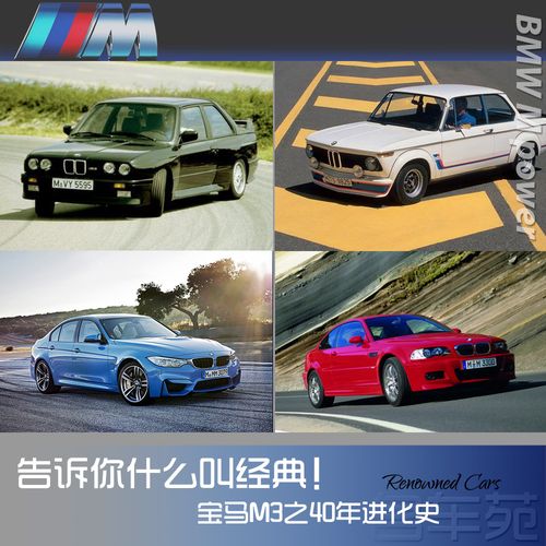 宝马M3的历代型号