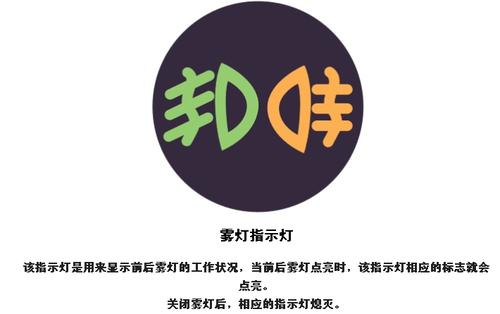 车辆雾灯标志 汽车雾灯标志是什么