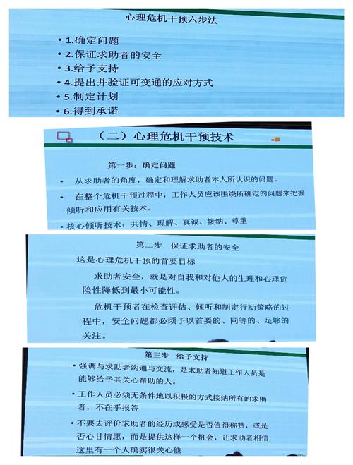 心理危机干预六步法 青少年心理危机干预六步法