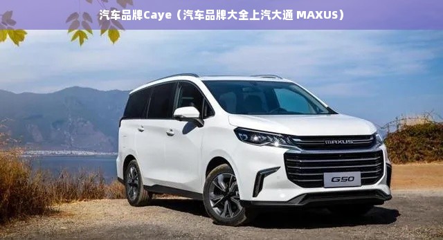 汽车品牌Caye（汽车品牌大全上汽大通 MAXUS）