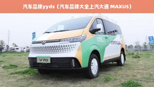 汽车品牌yyds（汽车品牌大全上汽大通 MAXUS）