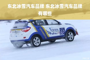 东北冰雪汽车品牌 东北冰雪汽车品牌有哪些