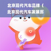 北京现代汽车品牌（北京现代汽车发展历程）