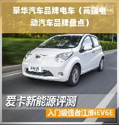 豪华汽车品牌电车（高端电动汽车品牌盘点）