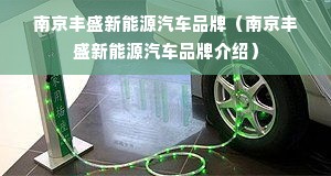 南京丰盛新能源汽车品牌（南京丰盛新能源汽车品牌介绍）