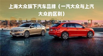 上海大众旗下汽车品牌（一汽大众与上汽大众的区别）
