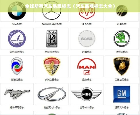全球所有汽车品牌标志（汽车品牌标志大全）