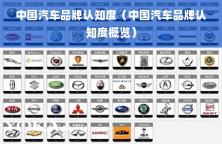 中国汽车品牌认知度（中国汽车品牌认知度概览）