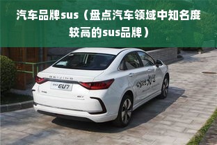 汽车品牌sus（盘点汽车领域中知名度较高的sus品牌）