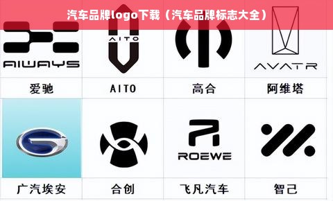 汽车品牌logo下载（汽车品牌标志大全）