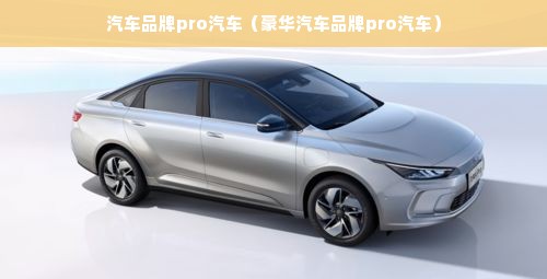 汽车品牌pro汽车（豪华汽车品牌pro汽车）