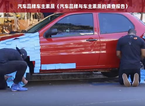 汽车品牌车主素质（汽车品牌与车主素质的调查报告）