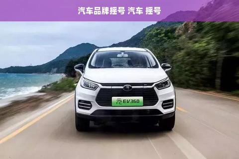 汽车品牌摇号 汽车 摇号