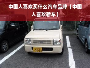 中国人喜欢买什么汽车品牌（中国人喜欢轿车）