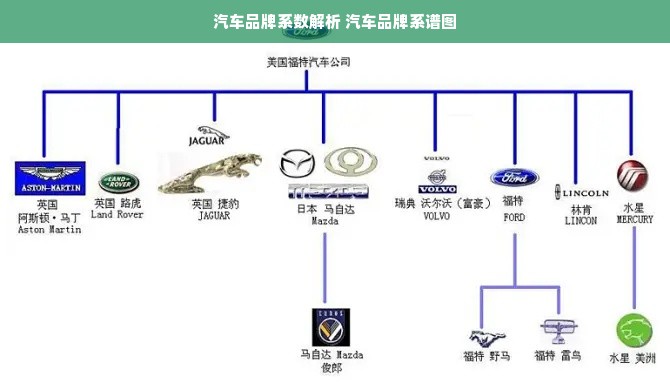 汽车品牌系数解析 汽车品牌系谱图