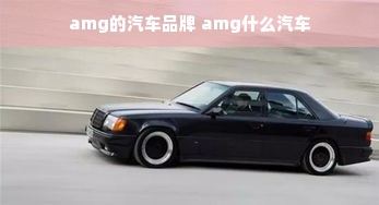 amg的汽车品牌 amg什么汽车