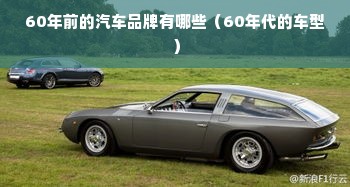 60年前的汽车品牌有哪些（60年代的车型）