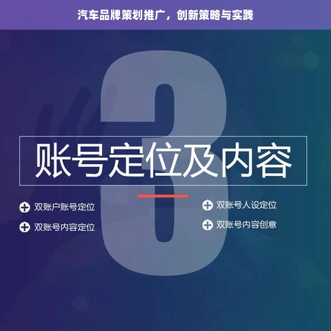 汽车品牌策划推广，创新策略与实践