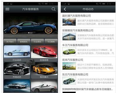 汽车品牌app截图，便捷获取汽车资讯与服务的平台