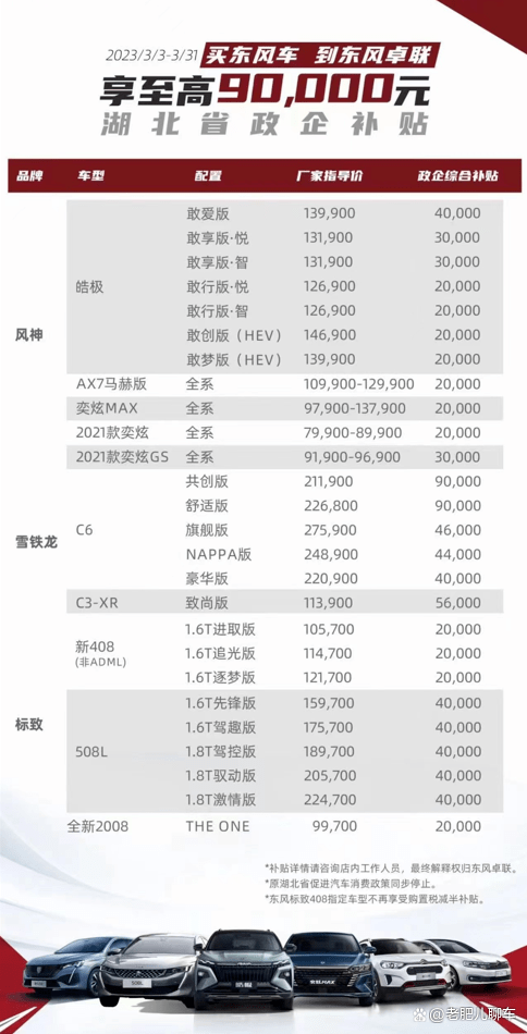 汽车品牌捡漏价格