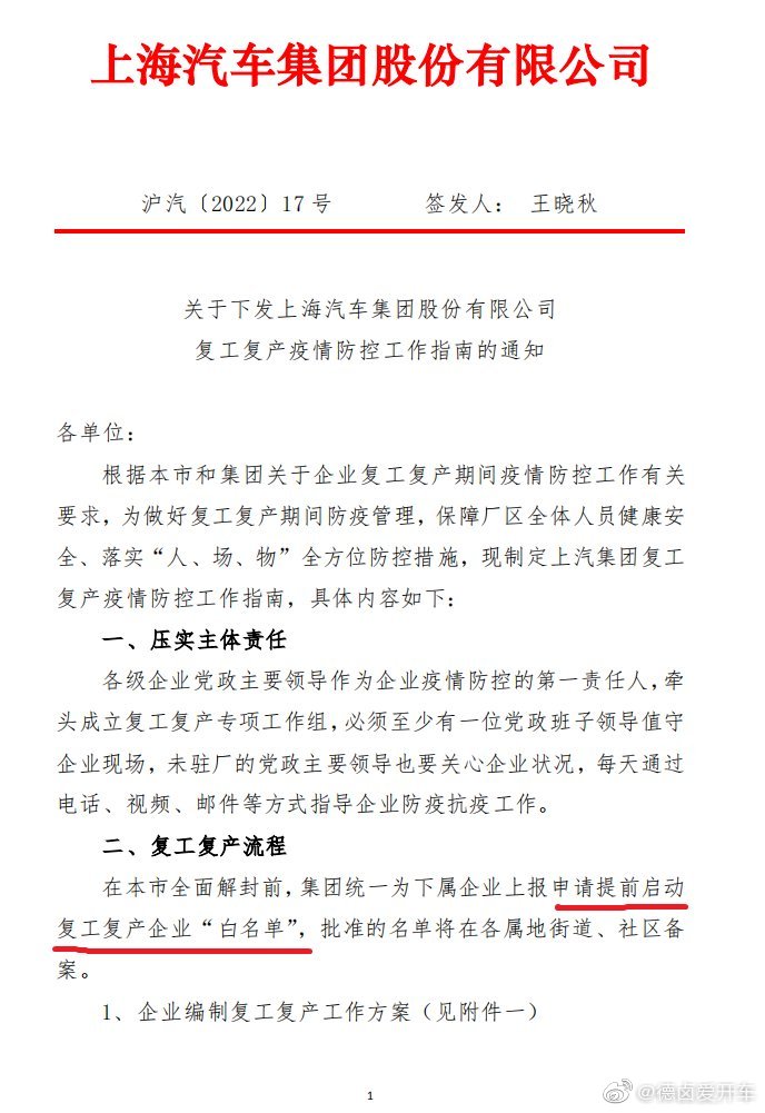  汽车行业复工通知，共克时艰，携手复苏