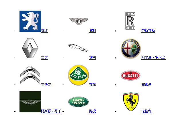 欧洲汽车品牌特点