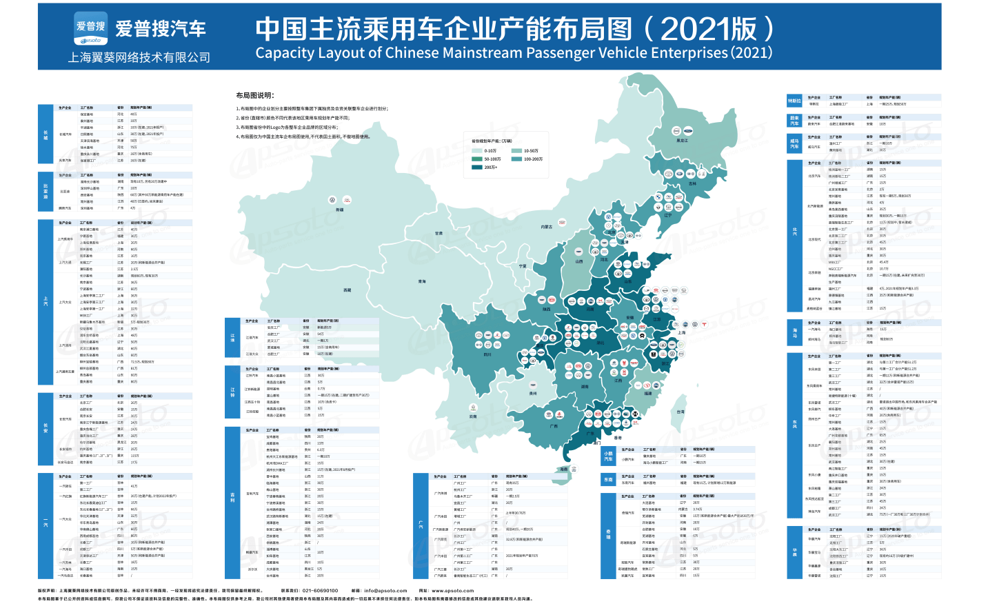 汽车品牌全国布局图，一张解析中国汽车市场竞争格局的蓝图