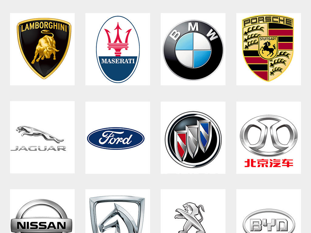 汽车品牌Logo颜色——独特的标识与象征