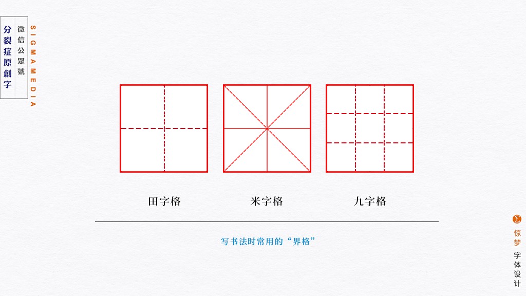 田字格中的豪华品牌