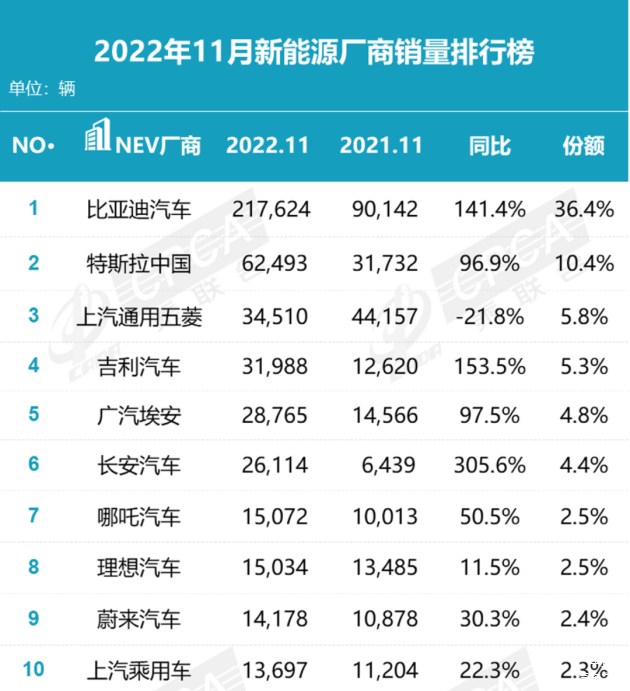 国内纯电车汽车品牌的崛起