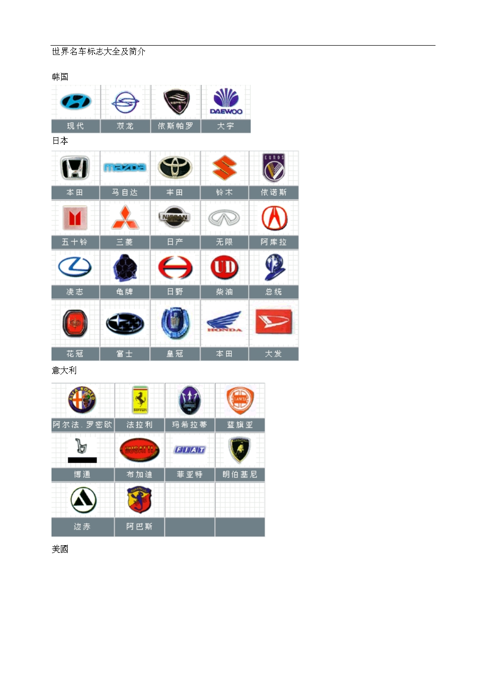 汽车品牌图标查询软件，轻松获取世界各大车厂标志