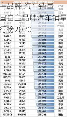 中国自产汽车品牌销量增长强劲