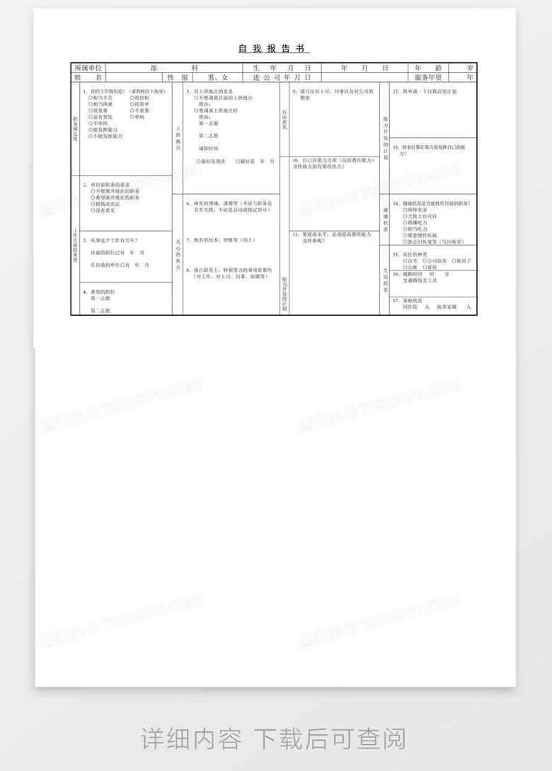 汽车品牌自我扫描报告