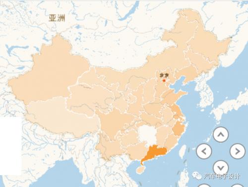 欧洲地图揭示汽车品牌的广泛分布与影响力