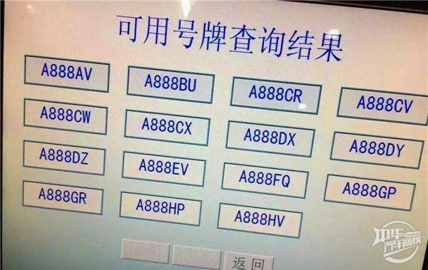 新车选号牌汽车品牌