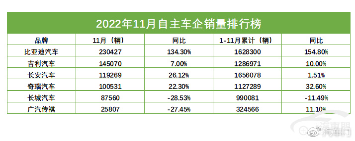 自主汽车品牌销量榜，中国品牌崛起与全球市场竞争