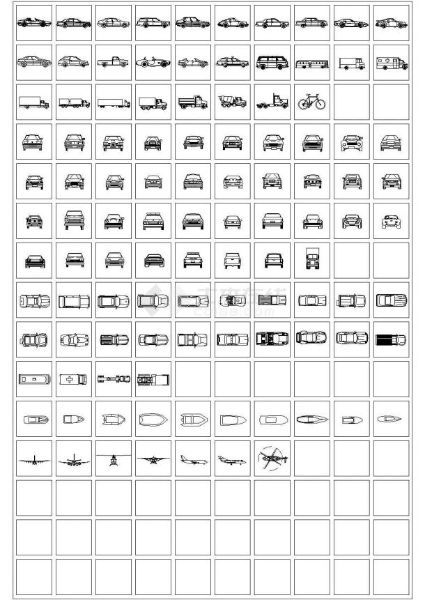 各汽车品牌标志CAD