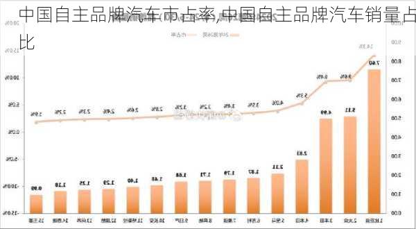 汽车品牌全国占比