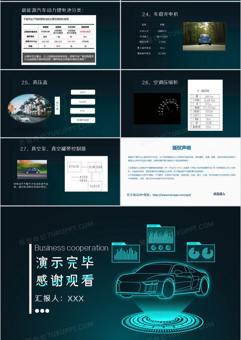 讲解汽车品牌的PPT