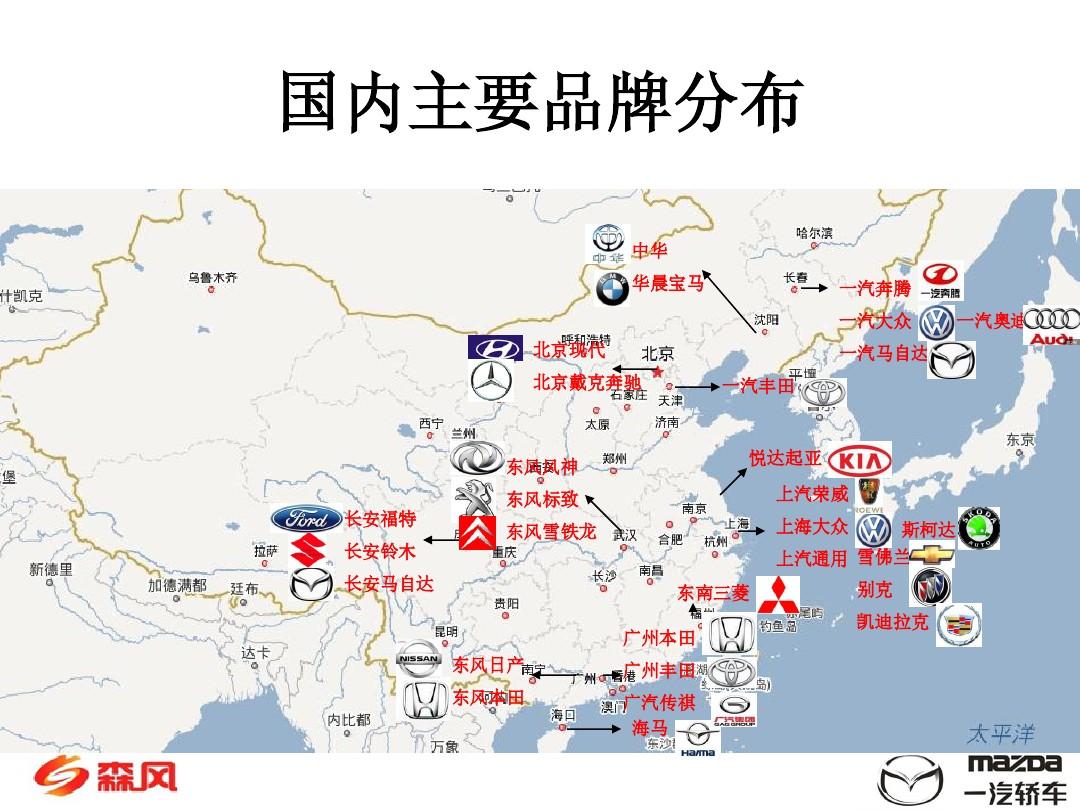 汽车品牌国家分布